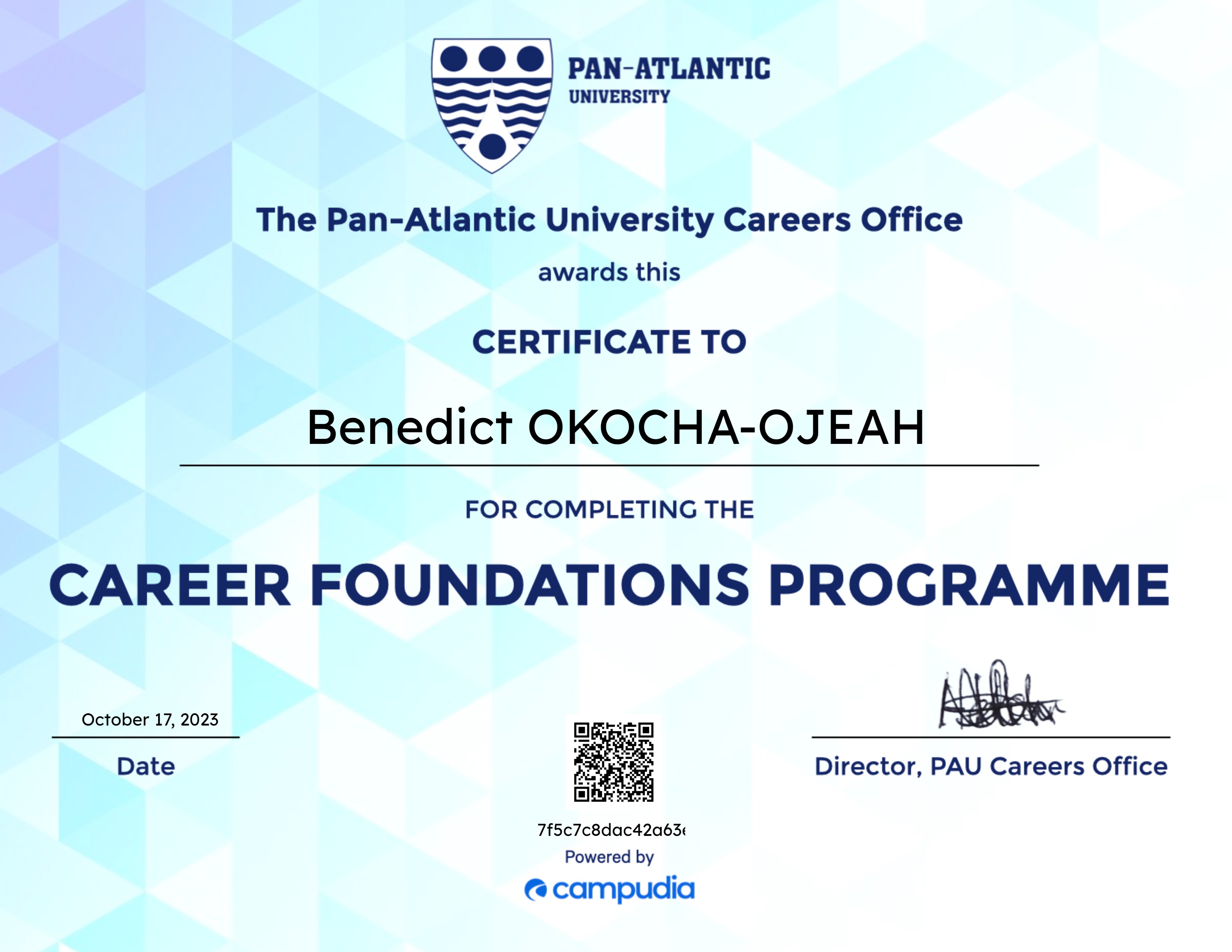 PAU Career Foundations Programme