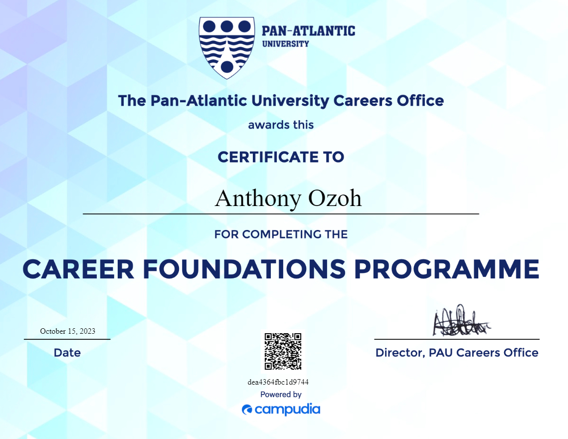 PAU Career Foundations Programme